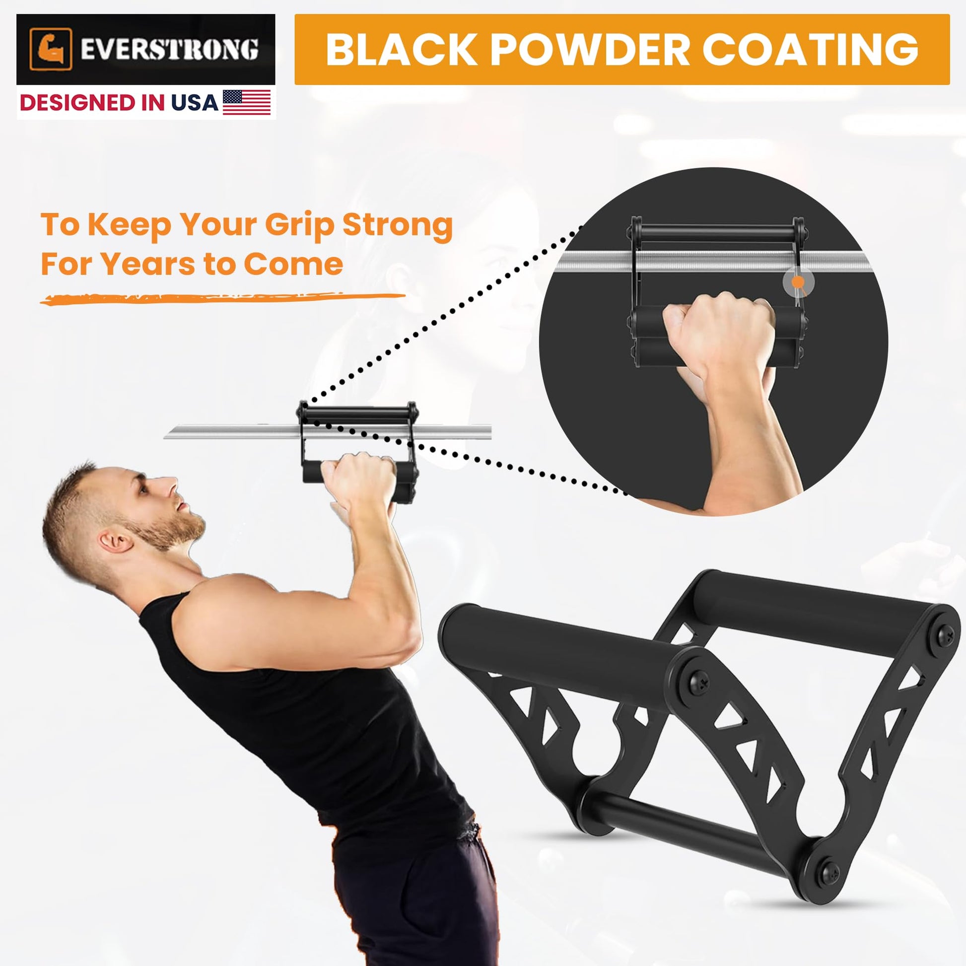 T Bar Row Landmine Attachment for Barbell with V Bar Handle, 360° Swivel