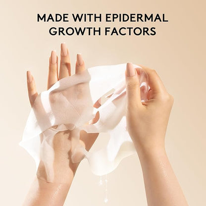 Joanna Vargas Twilight Face Mask - Hydrating Face Masks with Epidermal Growth Factor & Niacinamide - Soothing Facial Masks for Women - Repairing Sheet Mask for Enhanced Skin Barrier - Single Sheet