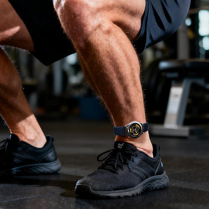 2 Pack Elastic Ankle/Arm Watch Bands Compatible with Garmin Venu 3/Venu 2/Vivoactive 4, Garmin Forerunner 570 47mm/265/255/255 Music, 22mm Sport Nylon Replacement Strap for Amazfit GTR 4/3/2