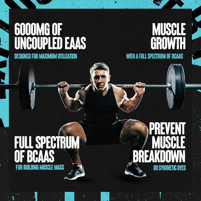 Animal Nitro EAA - Post-Workout Recovery and Repair, Supports Lean Muscle Growth, Complete Spectrum of Essential Amino Acids & BCAA Supplement for Men and Women, 44 Packs