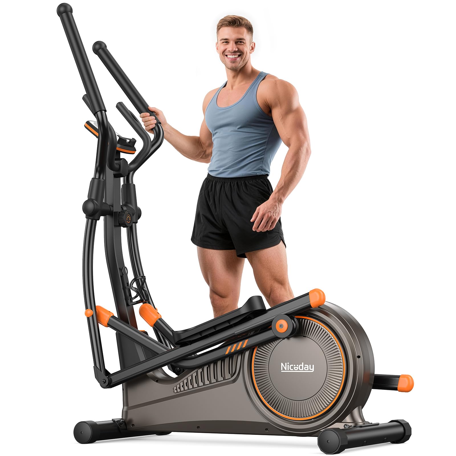 Niceday Elliptical Exercise Machine, Elliptical Machine for Home, Magnetic Elliptical Trainer with