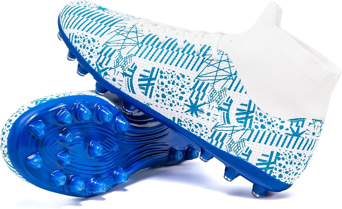 Adult Soccer Cleats Men Lightweight Football Boots Breathable Professional Sneaker Sport Athletic Ground Football Shoes