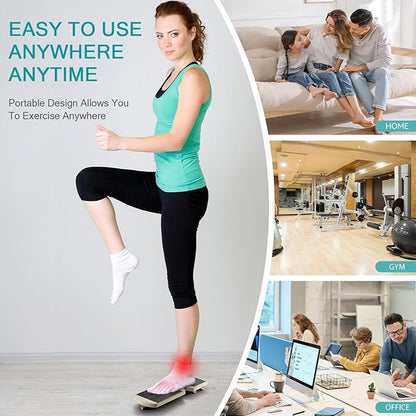Ankle Foot Strengthener, Sprain Exerciser, Single Leg Balance Board for Stability Training, Posture Corrector, Home Gym Fitness Equipment