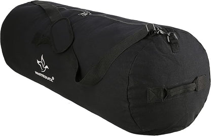 WHITEDUCK HOPLITE Heavy Duty Military Canvas Duffel Bag, Army Cargo Style, Foldable Tactical Outdoor Bag, Travel, Storage