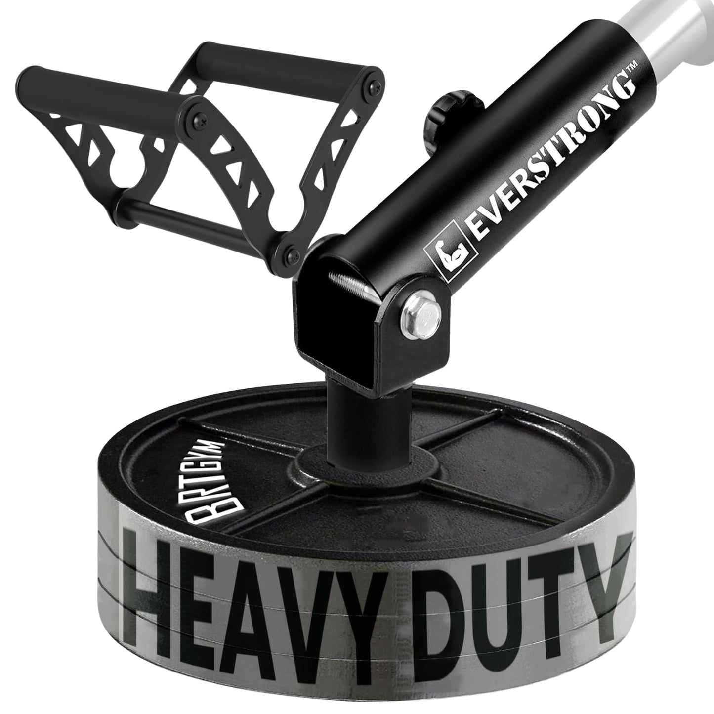T Bar Row Landmine Attachment for Barbell with V Bar Handle, 360° Swivel