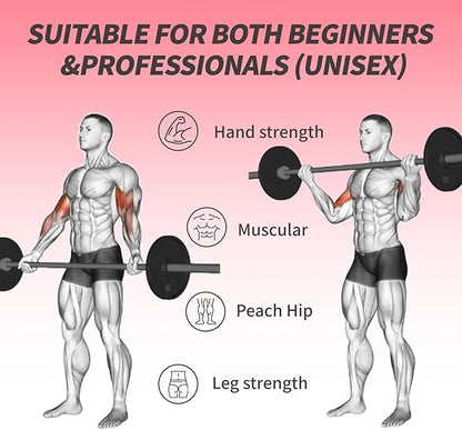 Egles Kids Barbell 5.5LB Mini Barbell Bar 4ft for Kid Women & Beginners Weighted Bar - Compatible with 2-Inch Weight Plates, for Strength Training Gym Weight Lifting, Multi-Color Training Bar