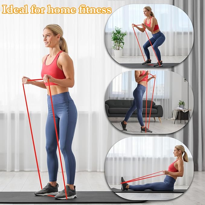 8 Pcs Resistance Bands Pull up Bands Pull up Assistance Bands Exercise Workout Bands for Working Out Muscle Training Physical Therapy Muscle Training Men and Women