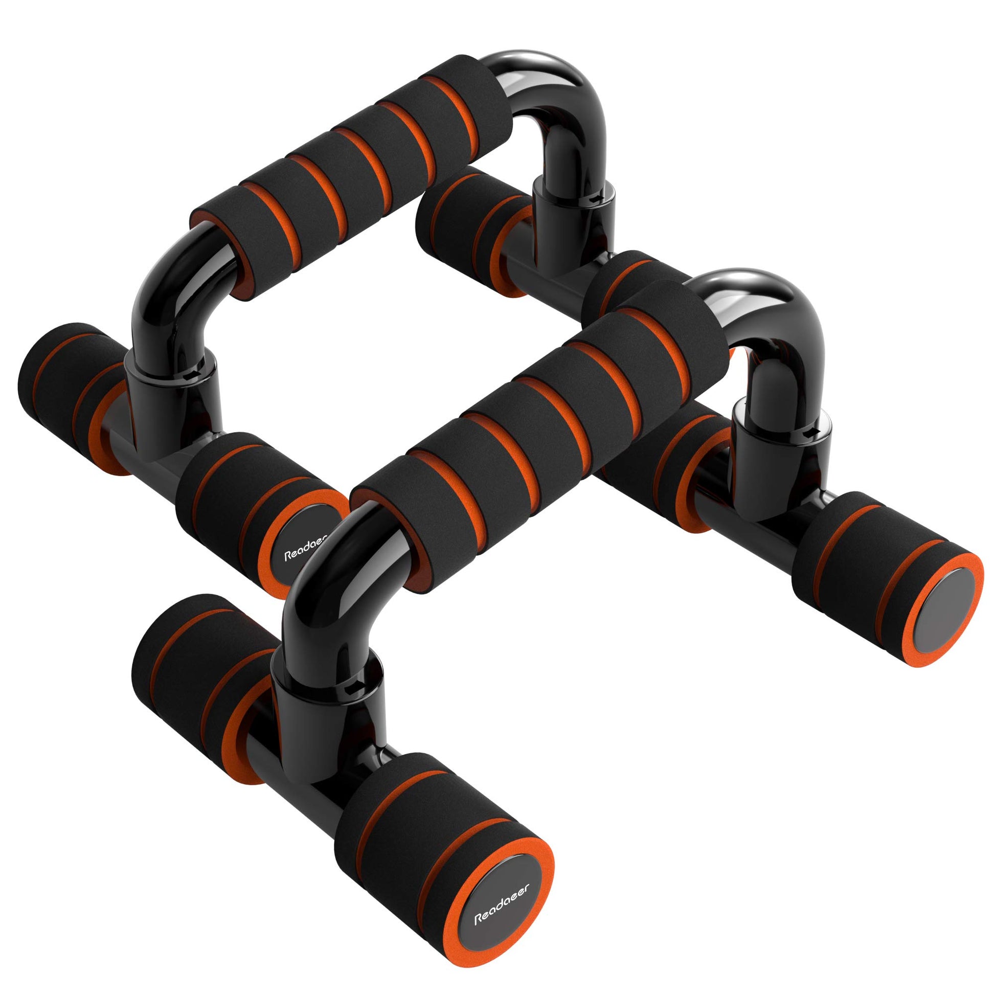 Readaeer Push Up Bars Gym Exercise Equipment Fitness 1 Pair Pushup Handles with Cushioned Foam Grip