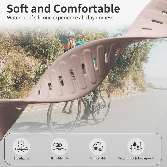 Silicone Sport Band Compatible with Whoop 4.0 Band for Men Women,Soft Comfort Durable Replacement Wristbands for Whoop 5.0 Silicone Bands