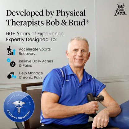 BOB AND BRAD Q2 Mini Massage Gun, Pocket-Sized Deep Tissue Massager Gun, Portable Percussion Muscle