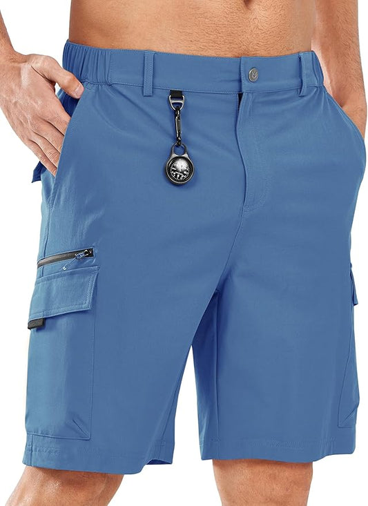 NORTHYARD Men's Cargo Hiking Shorts 9" Lightweight Outdoor Tactical Work Camping Sport Golf Casual