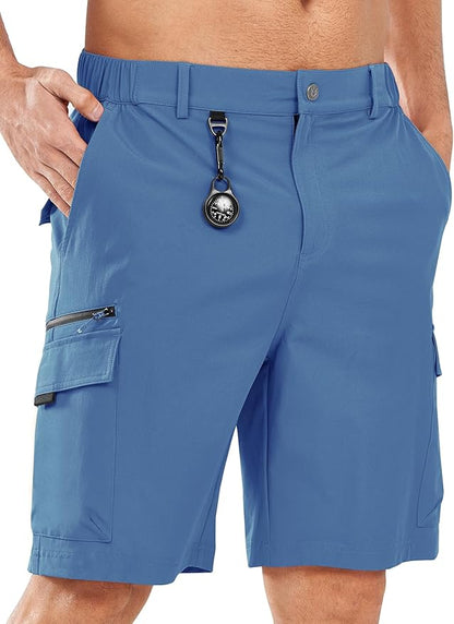 NORTHYARD Men's Cargo Hiking Shorts 9" Lightweight Outdoor Tactical Work Camping Sport Golf Casual Travel Fishing Multipocket