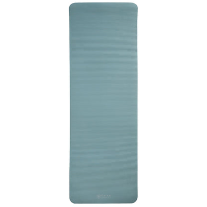 Gaiam Essentials Thick Yoga Mat with Easy-Cinch Strap (Balsam, 10mm)