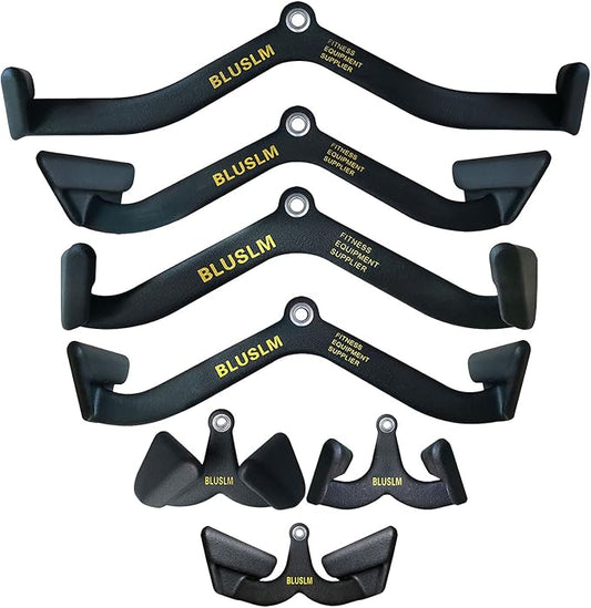 LAT Pull Down Bar for Cable Machine, LAT Pulldown Attachments T Bar V Bar Cable Attachment, Back