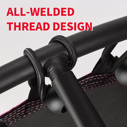 Newan 40"-48" Silent Mini Trampoline Fitness Trampoline Bungee Rebounder Jumping Cardio Trainer Workout for Adults-Max Limit 330lbs