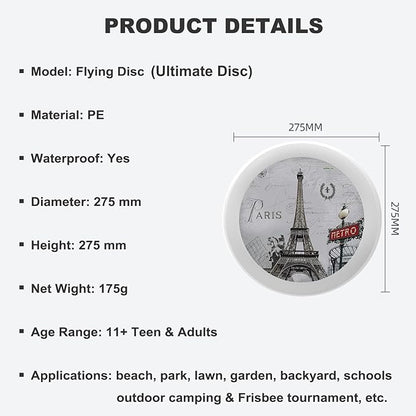 Blue Outdoor Flying Disc Bald Eagle Ultimate Disc 175g for Boys Girls Men Women Birthday Christmas