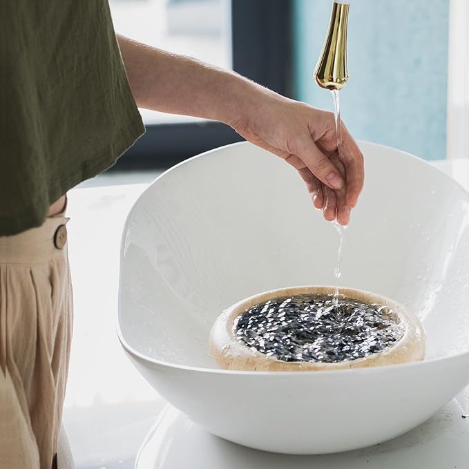 Weighted Eye Pillow for Relaxation, Sleeping, Yoga, SPA and Travelling, 100% Natural Crystals Mixed with Labradorite and Obsidian, Cooling Eye Pillow, Reusable, Relaxation Gift for Women