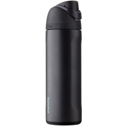 Owala FreeSip Stainless Steel Water Bottle 24 oz Very, Very Dark