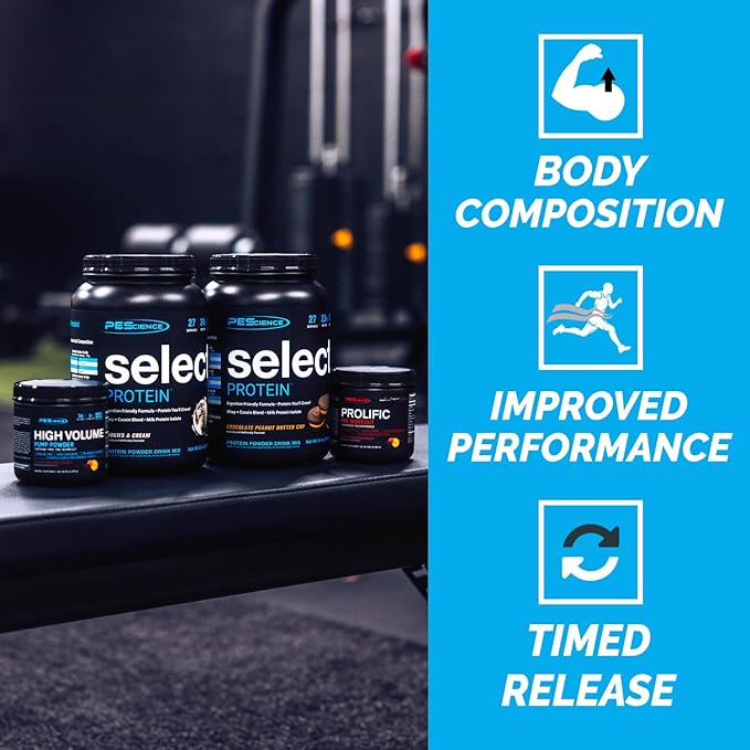 PEScience Select Protein Powder, Whey and Casein Blend, Clean Protein Powder for Women and Men, Low Calorie, Low Carb, Keto Friendly, Gluten Free - Chocolate Peanut Butter Cup - 27 Servings
