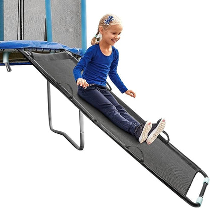 TANOSHII® Universal Trampoline Slide Ladder with Handles, Strong Tear Resistant Fabric, Easy to Install, Fit All Kinds of Trampolines, for Kids Toddlers Climb Up & Slide Down，20"x60"