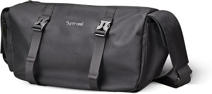 Small Sports Bag Waterproof Ultra-Light Gym Duffle for Men & Women Compact Mini Crossbody Bags, Perfect for Running, Travel & Fitness (black-quilting)