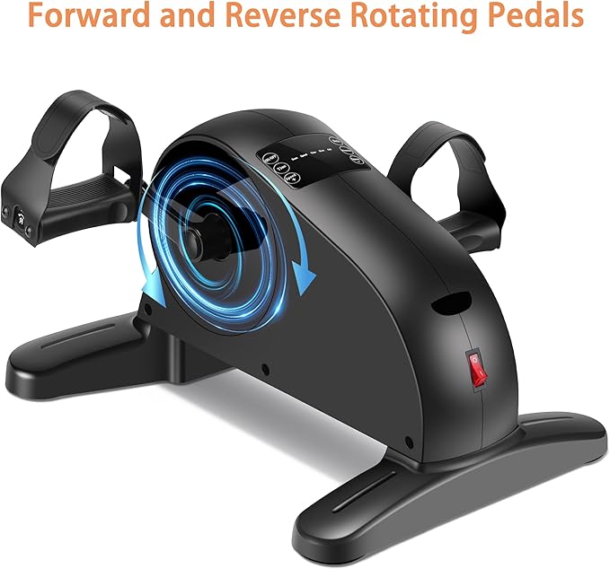 Electric Pedal Exercicser mini Motorized Exercise Bike for Leg and Arm Low Impact Exercise