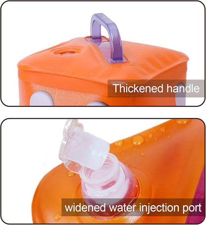 Travel Dumbbells, Water Filled Dumbbells Set, Fitness Exercise Dice 15/20 lbs, Portable Fitness Equipment, Fun for Strength Training, Core Training