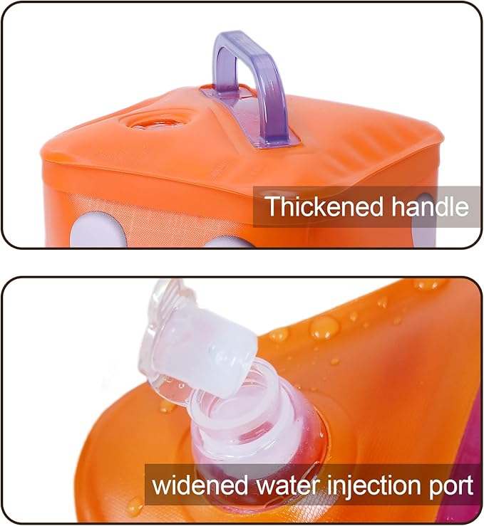 Travel Dumbbells, Water Filled Dumbbells Set, Fitness Exercise Dice 15/20 lbs, Portable Fitness Equipment, Fun for Strength Training, Core Training