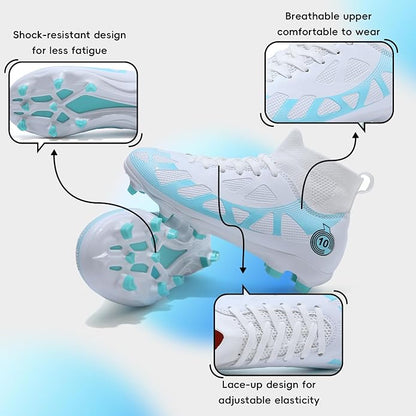 Soccer Cleats Kids Boys Girls Athletic Outdoor Football Shoes