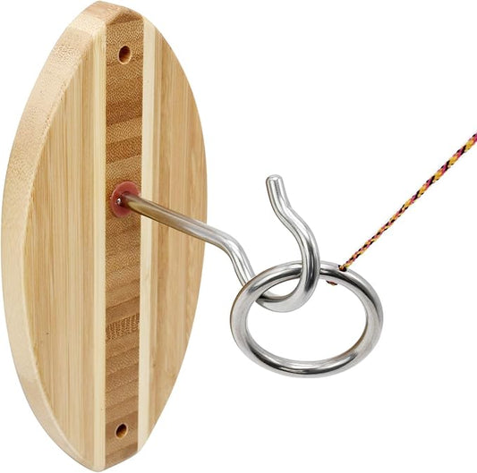 Hook and Ring Toss Game for Adults,Ring Toss Tailgating Game Set,Washer Game,Yard Games for