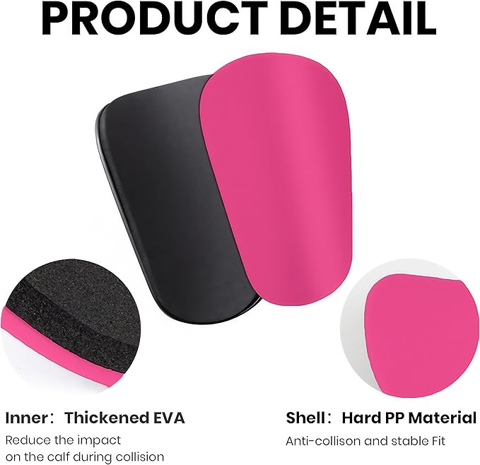 2 Pairs Mini Shin Guards Youth Soccer Tiny Shin Protective Pads Small Shin Guards Miniature Shin Pads Professional Protection for Soccer Players Kids Teenagers