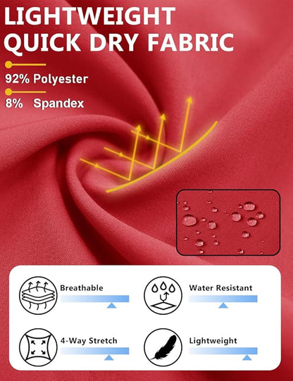 TACVASEN Men's Running Athletic Shorts 9" Quick Dry Workout Gym Shorts Lightweight Summer Shorts 3 Zipper Pockets