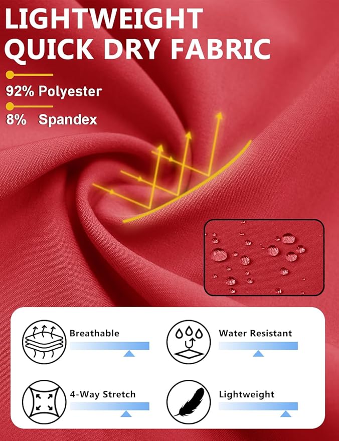 TACVASEN Men's Running Athletic Shorts 9" Quick Dry Workout Gym Shorts Lightweight Summer Shorts 3 Zipper Pockets