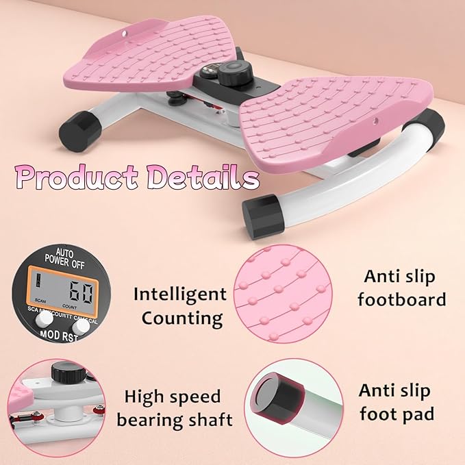 Waist Twisting Machine, Ab Twister Board with 330 lbs Capacity, Waist Twister for Women Belly Fat, Home Gym Exercise Equipment for Slim Waist and Core Ab Exercise