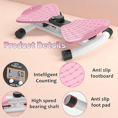 Waist Twisting Machine, Ab Twister Board with 330 lbs Capacity, Waist Twister for Women Belly Fat, Home Gym Exercise Equipment for Slim Waist and Core Ab Exercise