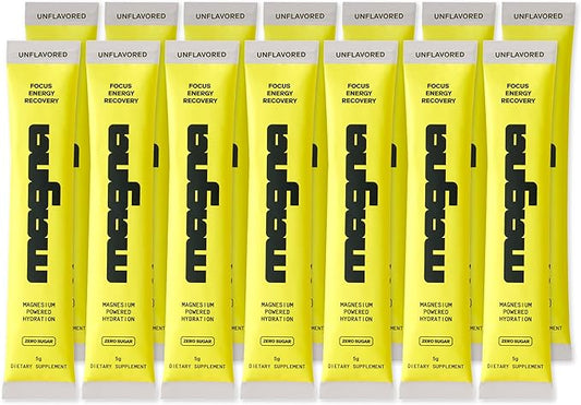 Magna Electrolyte Powder Drink Mix for Hydration, Energy & Focus Support with Magnesium L