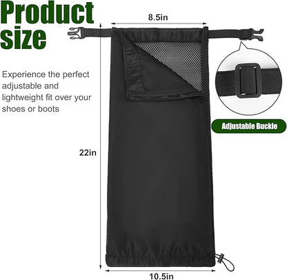 Tlswshsy 2Pcs Lawn Care Leg Gaiters, Breathable Leg Guard for Trimming, Adjustable Garden Trimming Leg Chaps for Men and Women Landscaping Farm Working Outdoor Hunting Hiking