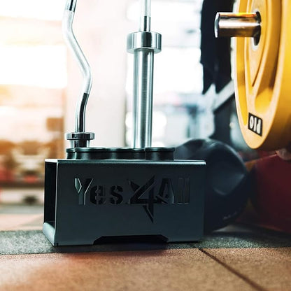 Yes4All Vertical Storage Rack, Home Gym Organizer, Barbell & Dumbbell Rack for 2-inch Olympic & Curl Bars