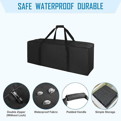 Sports Duffle Bag 36IN Extra Large Travel Duffel Luggage Bag with Upgrade 2-way Lockable Zippers, Durable & Water Resistant (36inch)