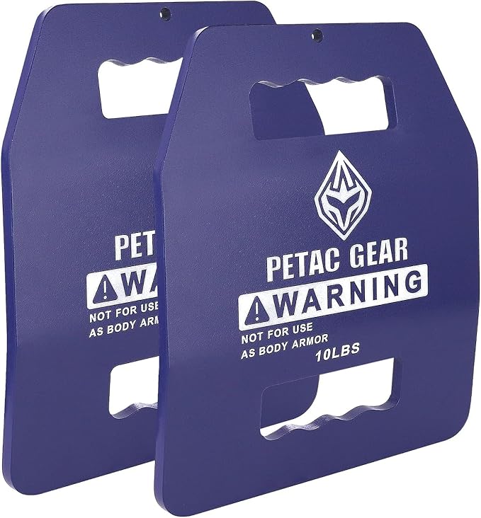 PETAC GEAR Tactical Weights Plates For Weighted Vest For Men Workout,5/10/15/20 LBS Weight Strength Training Vests Equipment Workout Gear