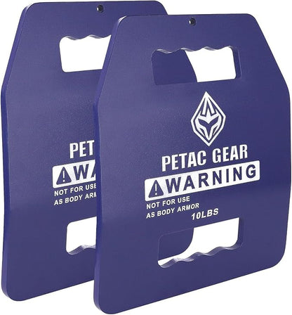 PETAC GEAR Tactical Weights Plates For Weighted Vest For Men Workout,5/10/15/20 LBS Weight Strength Training Vests Equipment Workout Gear