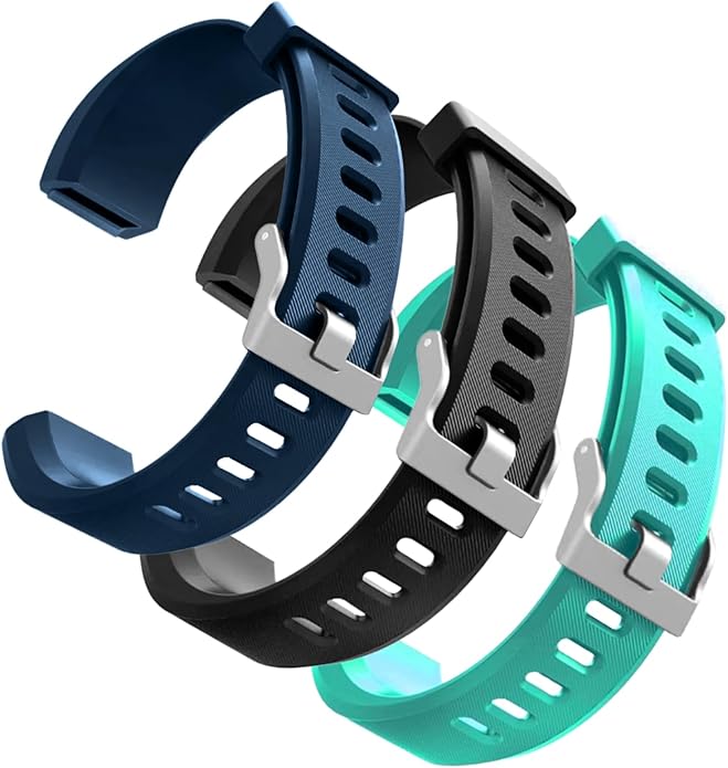 Watch Bands Replacement for ID115plus HR, Very Fit Pro Activity Fitness Tracker Wrist Bands Set, Multicolor Veryfitpro Smart Watch Strap Replacements