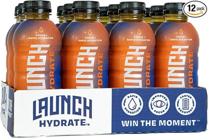 Sports Drink 12-Pack – Orange Flavor – Real Cane Sugar, 3x Electrolytes, Cognizin for Focus, Natural Juice, No Artificial Dyes – Trusted by Perfect Game