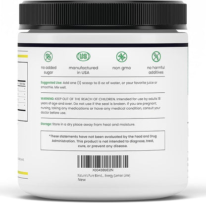 Nature's Pure Blend Liquid Nitric Oxide Supplements for Men ??L-Arginine Powder ??Nitric Oxide Booster & Circulation Supplement ??Blood Flow Support, L Arginine and L Citrulline ??5000 MG