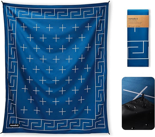 Nomadix Festival Blanket - Perfect for Picnics, Camping, & Lawn Seating - Plush Top & Water