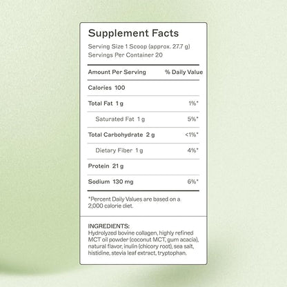 Amy Myers MD Paleo Protein Powder - with Collagen Peptides for Gut Health - Supports Hair, Skin & Nails - Non-GMO, Gluten-Free, Non-Dairy & More - Salted Caramel - 19.54 oz (20 Servings)