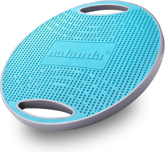 NALANDA Wobble Balance Board, Core Trainer for Balance Training and Exercising, Healthy Material Non-Skid TPE Bump Surface, Stability Board for Kids and Adults