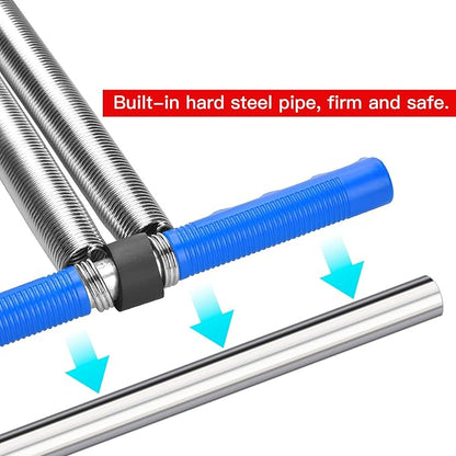 Elastic Sit Up Equipment, Pull Rope Dual Spring Tension Foot Pedal Sit Up Equipment for Abdominal, Leg Exerciser Tummy Trimmer Sport Fitness Slimming Training Bodybuilding at Home Gym