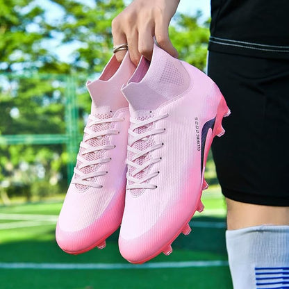 Mens Soccer Shoes Womens Indoor Outdoor Football Cleats Unisex Baseball Turf Shoe Youth Rugby Adult AG FG TF Football Boots Wide Training Sneaker