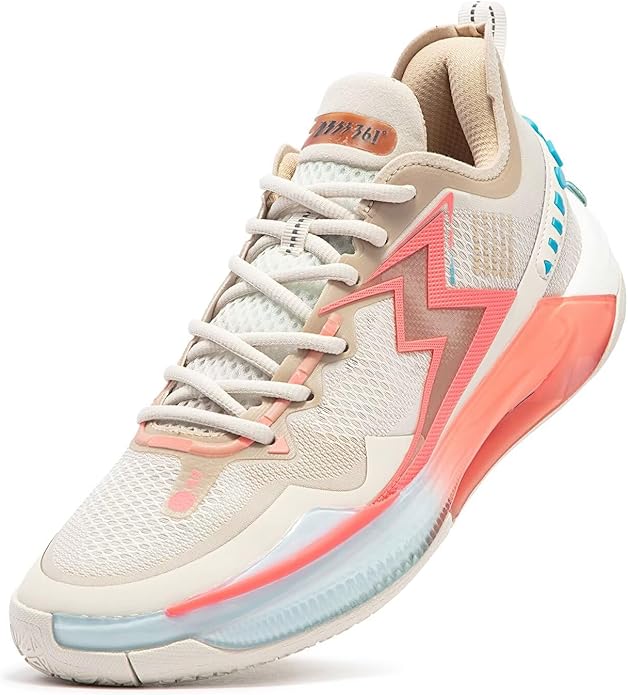 361° Big3 5.0 Quick PRO Basketball Shoes for Men Breathable Outdoor Sneakers Cushioning,Anti Slip Practice Student Sports Shoes for Teens and Adults,Caldwell Pope Zapatillas de baloncesto Hombre